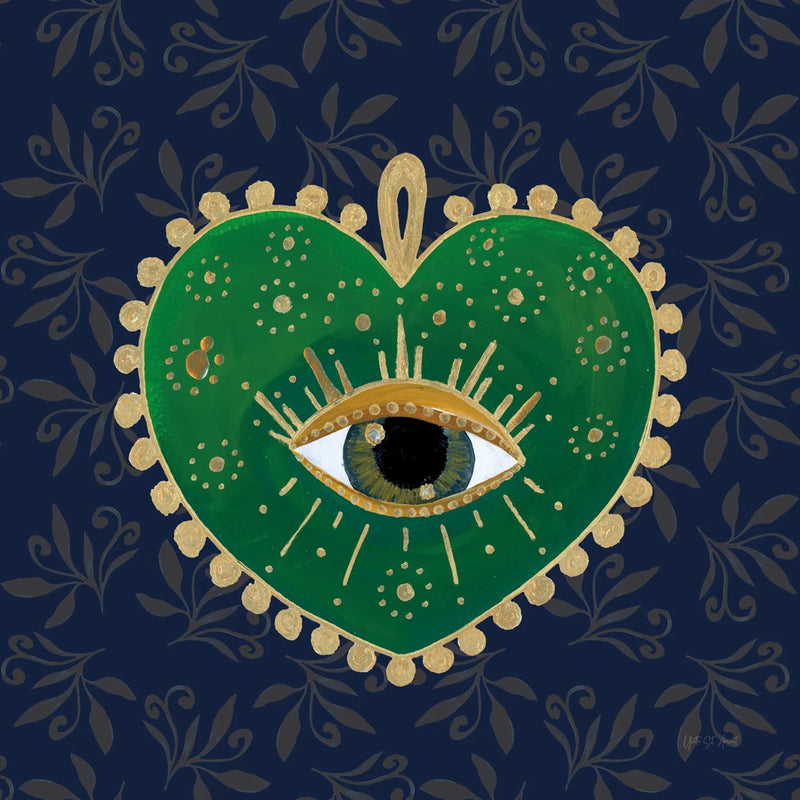 Evil Eye Heart by Yvette St. Amant