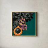 Fabulous and Glamorous II by Yvette St. Amant. Shown in a natural wood glass frame for a timeless modern aesthetic. Available as an archival giclee rolled canvas, fine art paper, or poster print. SKU 96178a.
