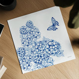 Flutter with Charm III by Yvette St. Amant. Shown as a detailed flat fine art print, highlighting archival giclee quality. Available as an archival giclee rolled canvas, fine art paper, or poster print. SKU 99016a.