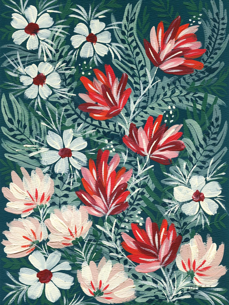 Folksy Floral I by Yvette St. Amant