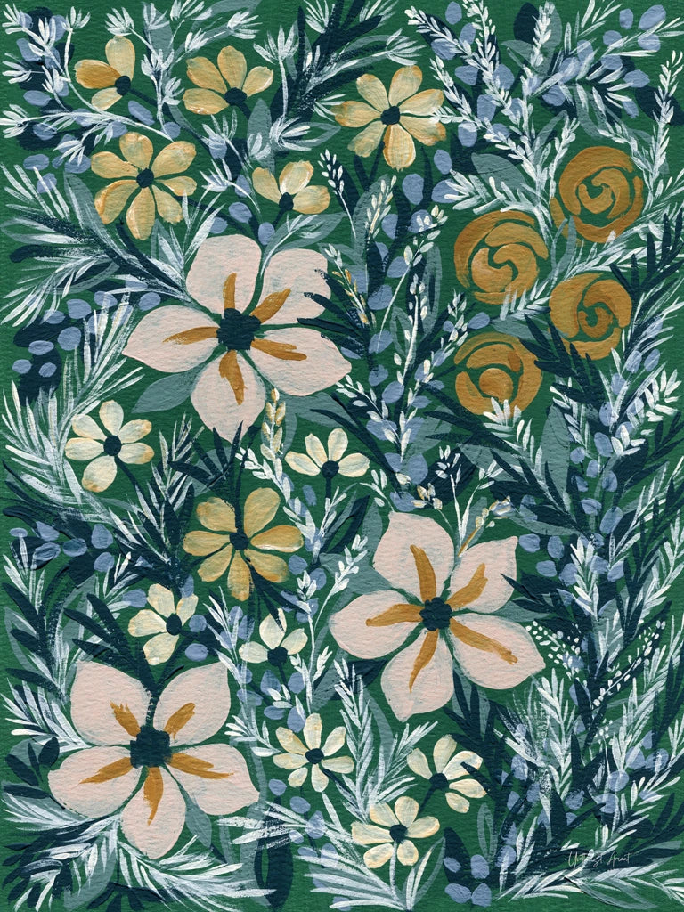 Folksy Floral III by Yvette St. Amant