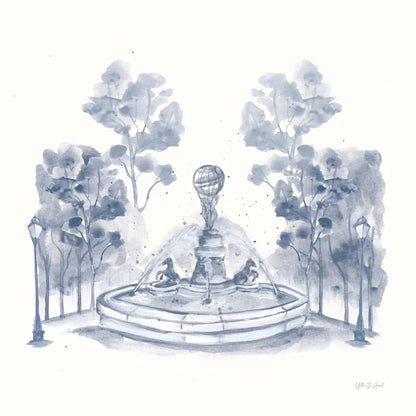 Fontaine Carpeaux by Yvette St. Amant. SKU 94654a. Archival Giclee Fine art print for wall decor.