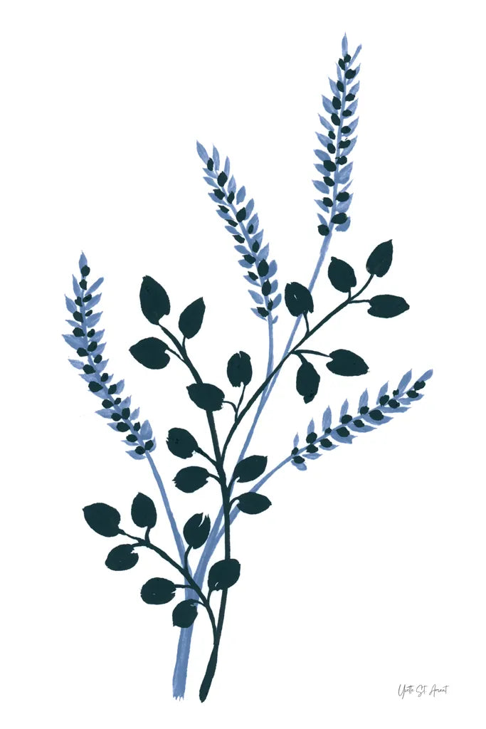 French Country Botanicals I by Yvette St. Amant. SKU 93603h. Archival Giclee Fine art print for wall decor.