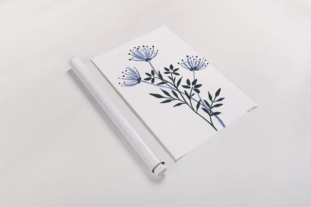 French Country Botanicals II by Yvette St. Amant. shown as a rolled paper print. Available as archival giclee rolled canvas, fine art paper, or poster print. SKU 93604h.