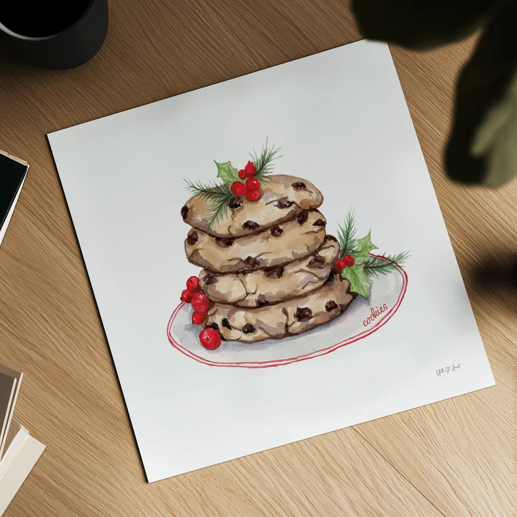 Frosted Traditions I by Yvette St. Amant. Shown as a detailed flat fine art print, highlighting archival giclee quality. Available as an archival giclee rolled canvas, fine art paper, or poster print. SKU 101603a.