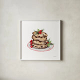 Frosted Traditions I by Yvette St. Amant. Shown in a crisp white glass frame for a clean and minimalist style. Available as an archival giclee rolled canvas, fine art paper, or poster print. SKU 101603a.