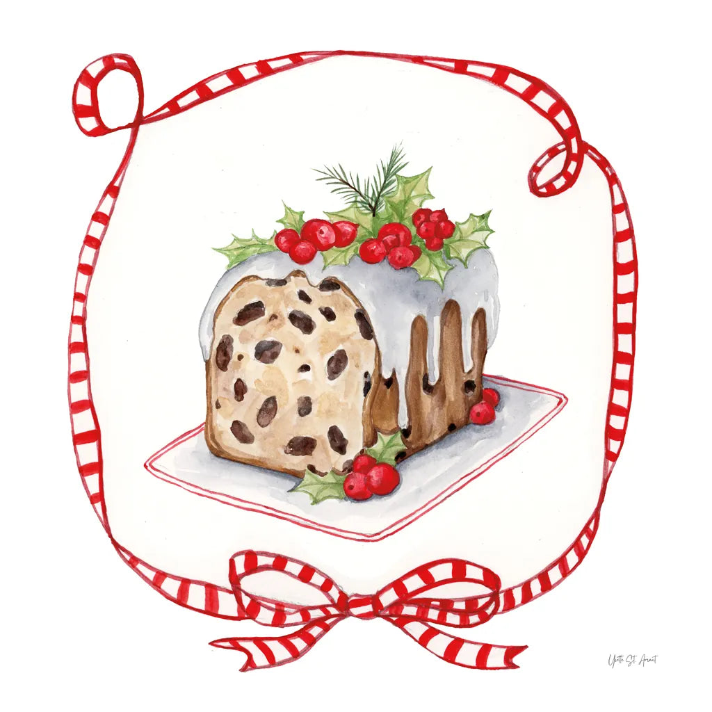 Frosted Traditions II Framed by Yvette St. Amant. SKU 101610a. Archival Giclee Fine art print for wall decor.