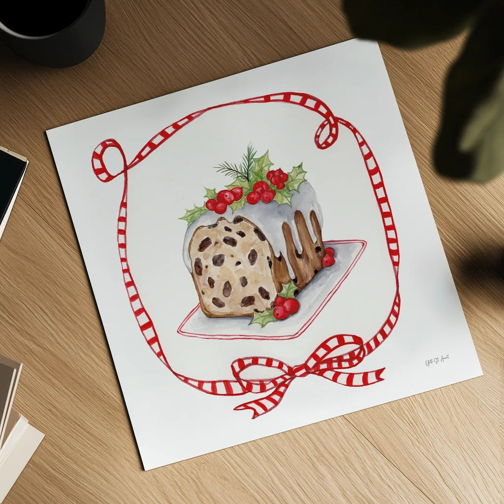 Frosted Traditions II Framed by Yvette St. Amant. Shown as a detailed flat fine art print, highlighting archival giclee quality. Available as an archival giclee rolled canvas, fine art paper, or poster print. SKU 101610a.