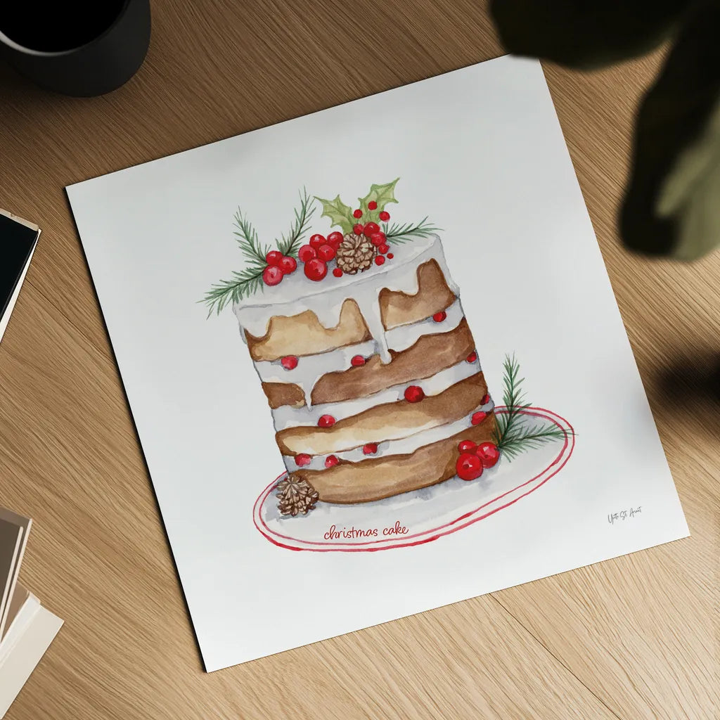 Frosted Traditions IV by Yvette St. Amant. Shown as a detailed flat fine art print, highlighting archival giclee quality. Available as an archival giclee rolled canvas, fine art paper, or poster print. SKU 101606a.