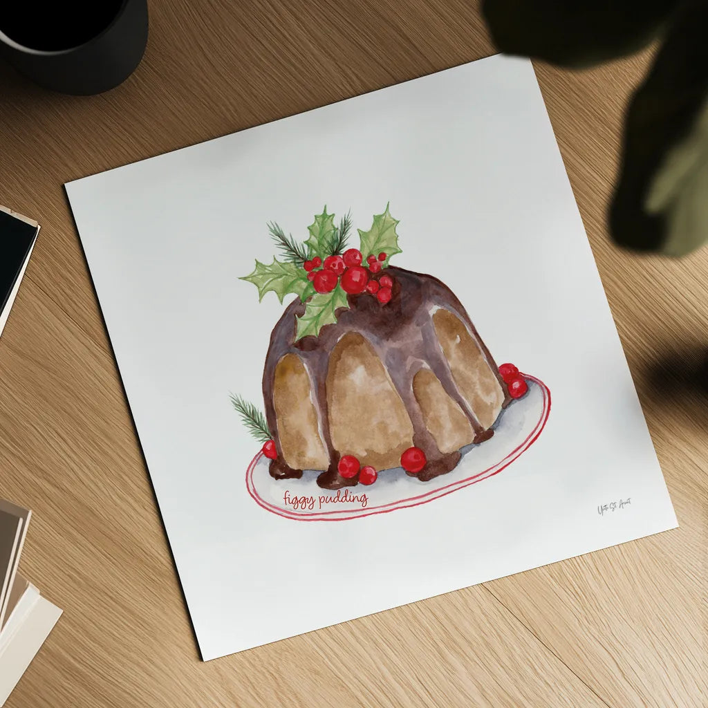 Frosted Traditions VI by Yvette St. Amant. Shown as a detailed flat fine art print, highlighting archival giclee quality. Available as an archival giclee rolled canvas, fine art paper, or poster print. SKU 101608a.