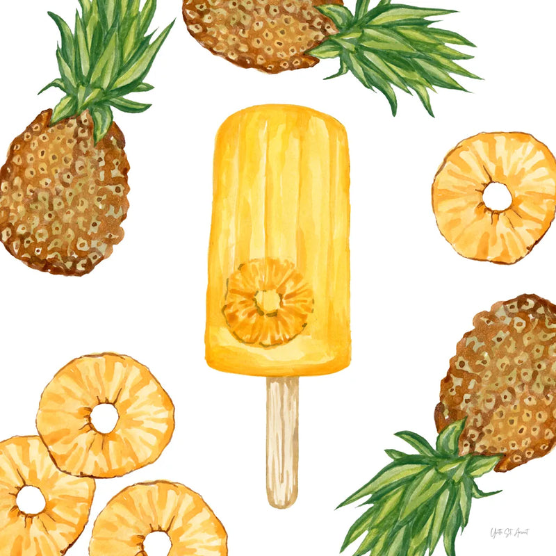 Fruity Popsicles II by Yvette St. Amant. SKU 93509a. Archival Giclee Fine art print for wall decor.