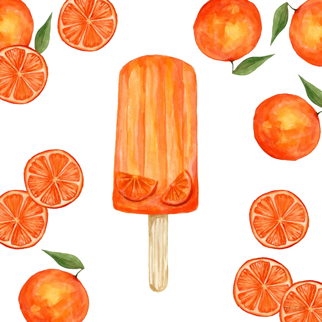 Fruity Popsicles III by Yvette St. Amant. SKU 93510a. Archival Giclee Fine art print for wall decor.