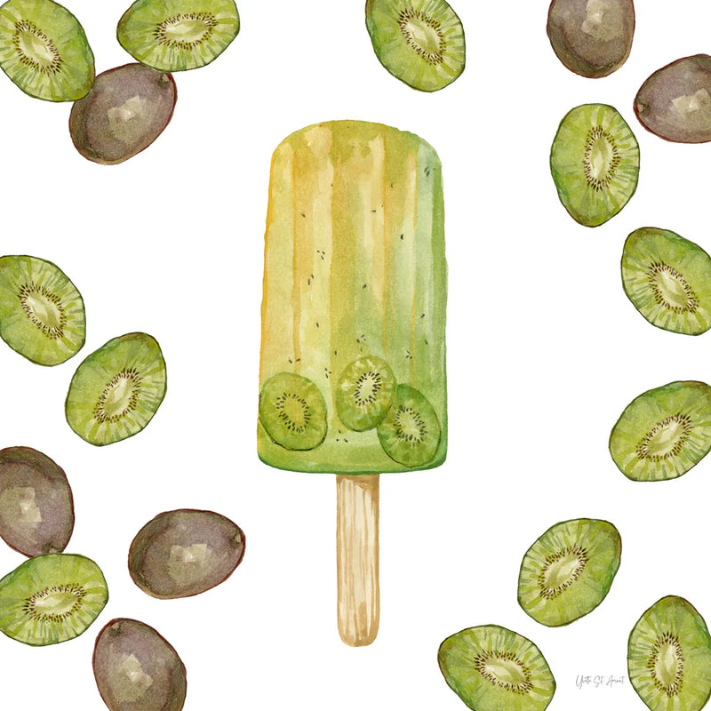 Fruity Popsicles IV by Yvette St. Amant. SKU 93511a. Archival Giclee Fine art print for wall decor.