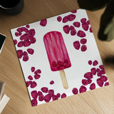 Fruity Popsicles IX by Yvette St. Amant. Shown as a detailed flat fine art print, highlighting archival giclee quality. Available as an archival giclee rolled canvas, fine art paper, or poster print. SKU 93516a.
