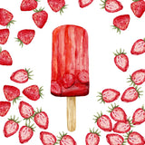 Fruity Popsicles V by Yvette St. Amant. SKU 93512a. Archival Giclee Fine art print for wall decor.