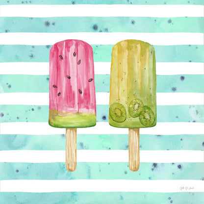 Fruity Popsicles XII by Yvette St. Amant. SKU 93519a. Archival Giclee Fine art print for wall decor.