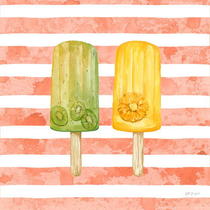 Fruity Popsicles XIII by Yvette St. Amant. SKU 93520a. Archival Giclee Fine art print for wall decor.