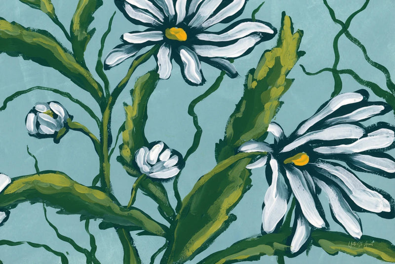 Garden Daisies I by Yvette St. Amant