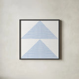 Geo Abstract I by Yvette St. Amant. Shown in a sleek black glass frame for a contemporary gallery look. Available as an archival giclee rolled canvas, fine art paper, or poster print. SKU 103102a.