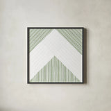 Geo Abstract III by Yvette St. Amant. Shown in a sleek black glass frame for a contemporary gallery look. Available as an archival giclee rolled canvas, fine art paper, or poster print. SKU 103104a.