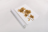 Golden Blooms I by Yvette St. Amant. shown as a rolled paper print. Available as archival giclee rolled canvas, fine art paper, or poster print. SKU 88224h.