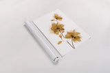 Golden Blooms II by Yvette St. Amant. shown as a rolled paper print. Available as archival giclee rolled canvas, fine art paper, or poster print. SKU 88225h.