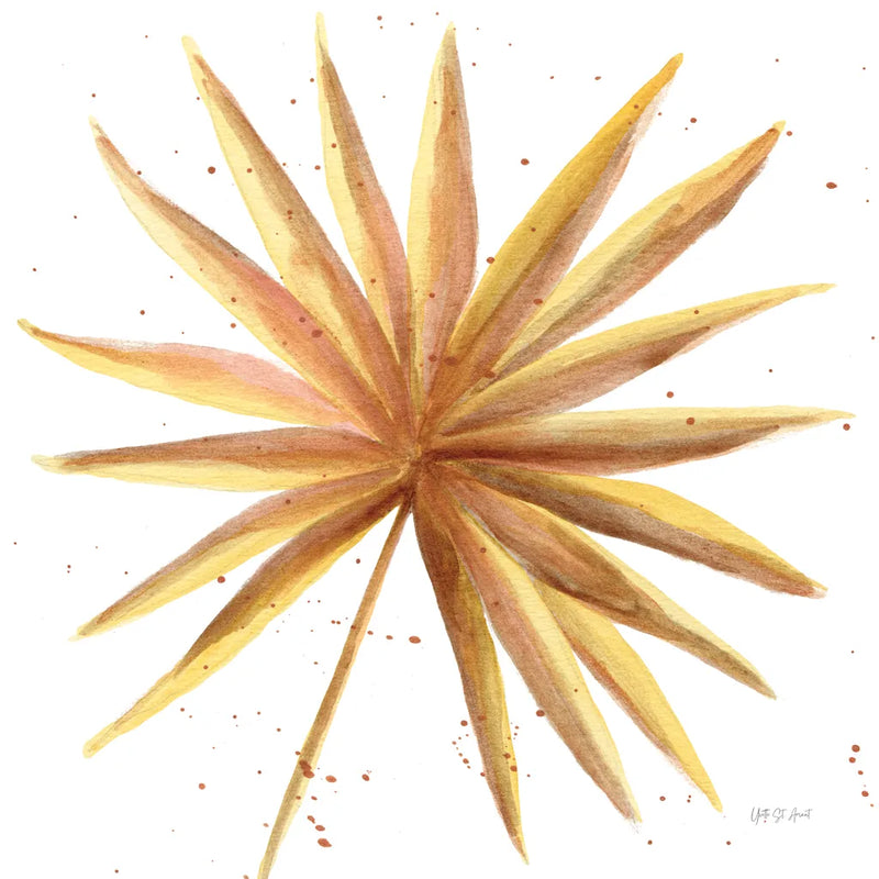 Golden Palm I by Yvette St. Amant. SKU 89175a. Archival Giclee Fine art print for wall decor.