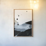 Gradient Movement I by Yvette St. Amant. shown as a paper print in a natural frame. Available as a archival giclee rolled canvas, fine art paper, or poster print. SKU 88249h.
