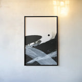 Gradient Movement II by Yvette St. Amant. shown as a paper print in a black flame. Available as a archival giclee rolled canvas, fine art paper, or poster print. SKU 88250h.