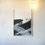 Gradient Movement II by Yvette St. Amant. shown as a paper print in a white frame. Available as a archival giclee rolled canvas, fine art paper, or poster print. SKU 88250h.