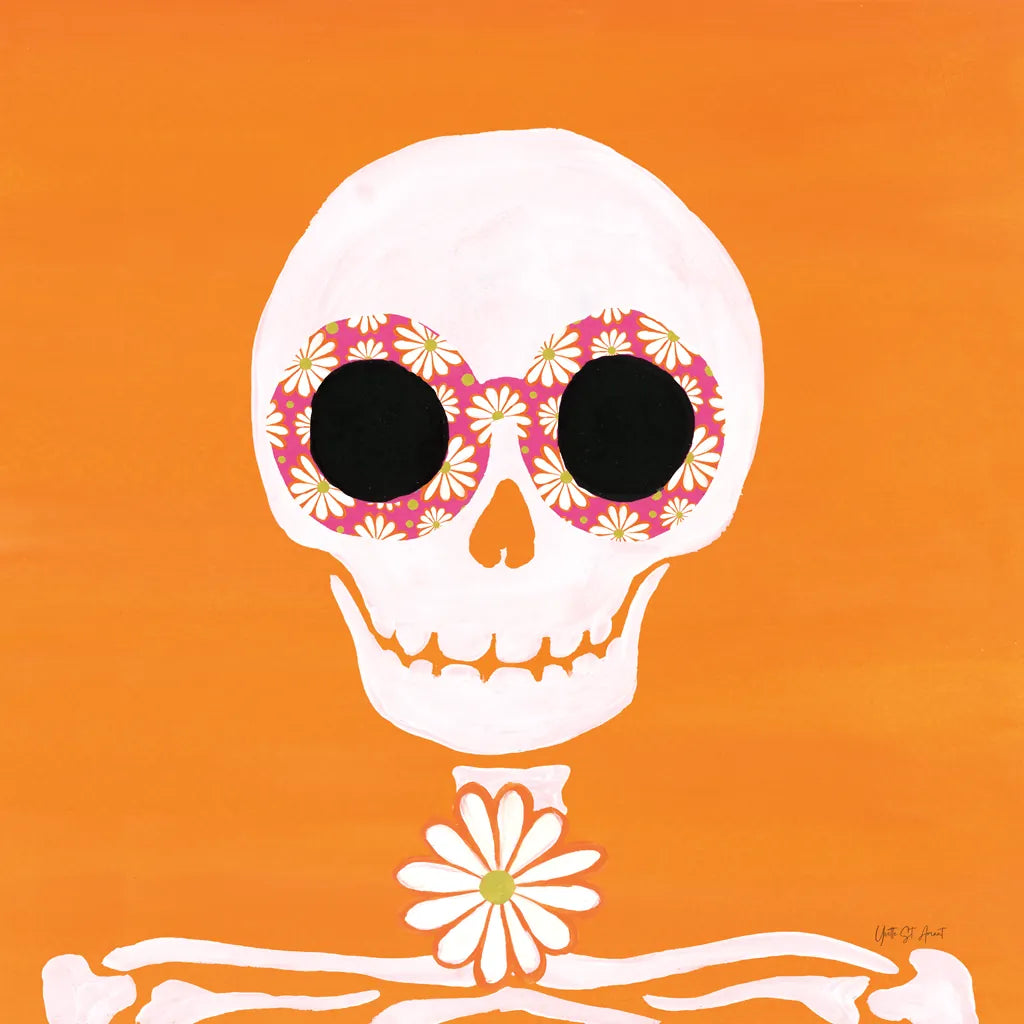 Hallo-Retro II by Yvette St. Amant. SKU 99816a. Archival Giclee Fine art print for wall decor.