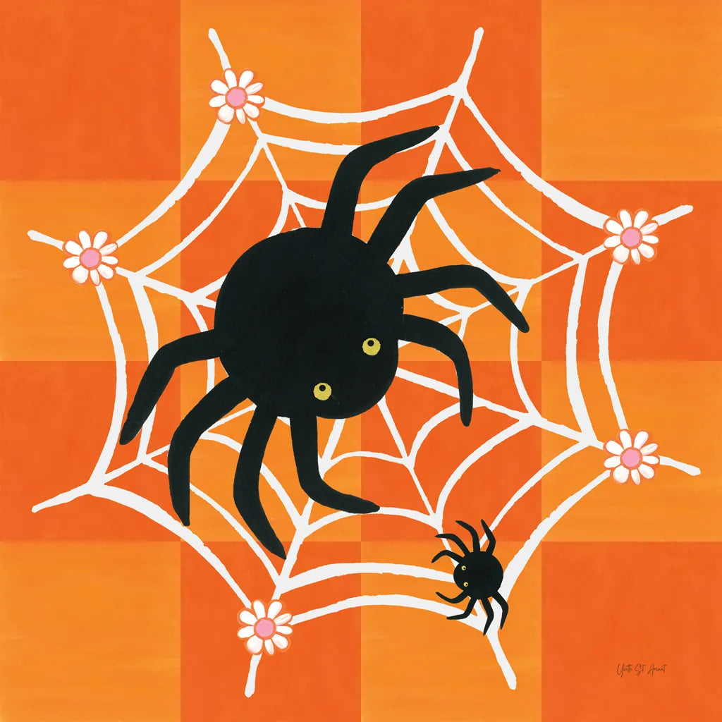 Hallo-Retro IV by Yvette St. Amant. SKU 99818a. Archival Giclee Fine art print for wall decor.