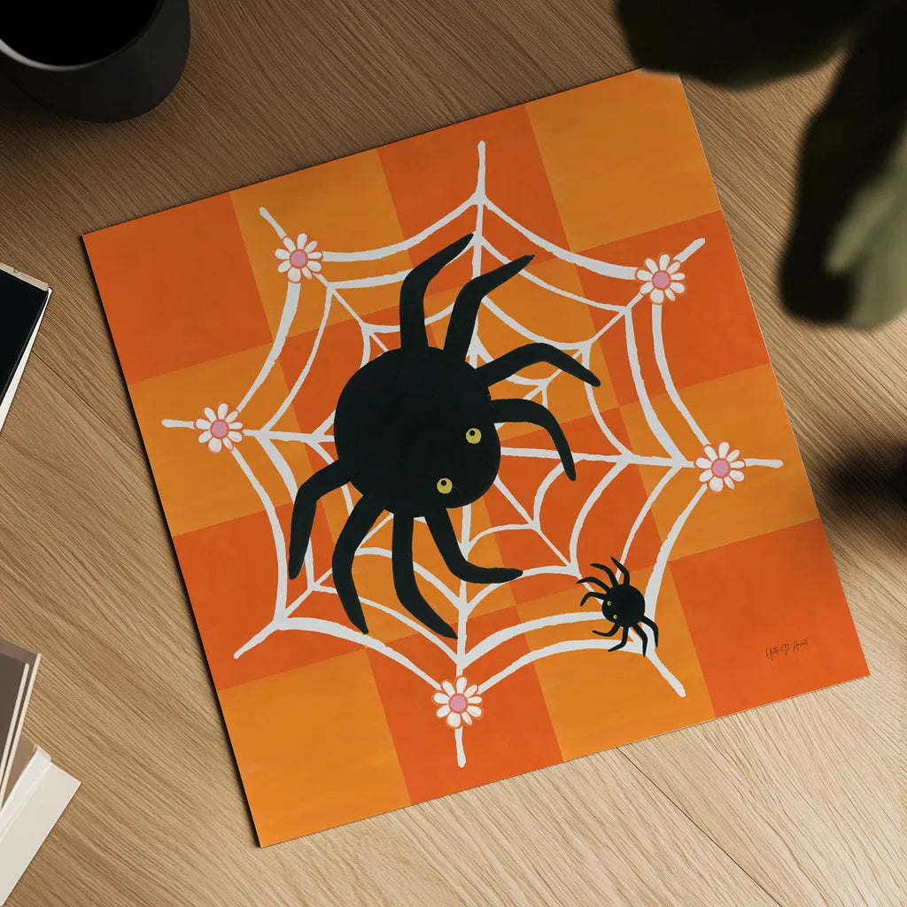 Hallo-Retro IV by Yvette St. Amant. Shown as a detailed flat fine art print, highlighting archival giclee quality. Available as an archival giclee rolled canvas, fine art paper, or poster print. SKU 99818a.