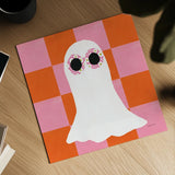 Hallo-Retro V by Yvette St. Amant. Shown as a detailed flat fine art print, highlighting archival giclee quality. Available as an archival giclee rolled canvas, fine art paper, or poster print. SKU 99819a.