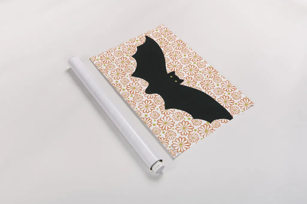 Hallo-Retro VIII by Yvette St. Amant. shown as a rolled paper print. Available as archival giclee rolled canvas, fine art paper, or poster print. SKU 99822i.