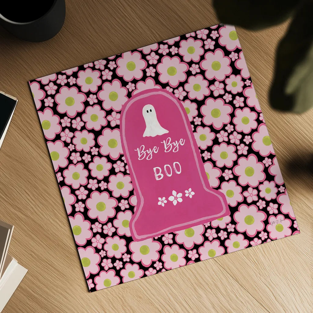 Hallo-Retro X by Yvette St. Amant. Shown as a detailed flat fine art print, highlighting archival giclee quality. Available as an archival giclee rolled canvas, fine art paper, or poster print. SKU 99824a.