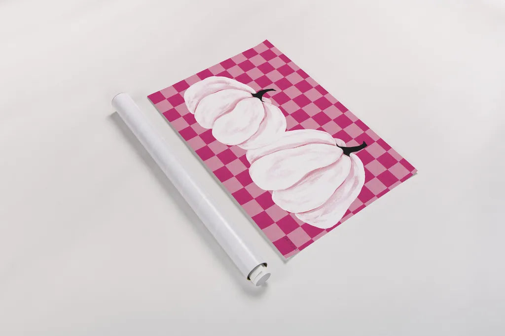 Hallo-Retro XIII by Yvette St. Amant. shown as a rolled paper print. Available as archival giclee rolled canvas, fine art paper, or poster print. SKU 99827i.