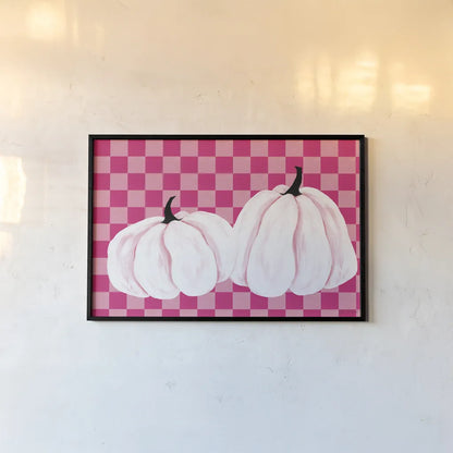 Hallo-Retro XIII by Yvette St. Amant. shown as a paper print in a black flame. Available as a archival giclee rolled canvas, fine art paper, or poster print. SKU 99827i.