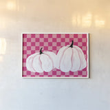 Hallo-Retro XIII by Yvette St. Amant. shown as a paper print in a white frame. Available as a archival giclee rolled canvas, fine art paper, or poster print. SKU 99827i.