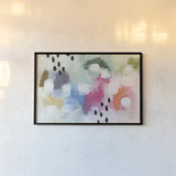 Happy Days by Yvette St. Amant. shown as a paper print in a black flame. Available as a archival giclee rolled canvas, fine art paper, or poster print. SKU 88801i.