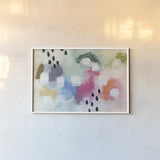 Happy Days by Yvette St. Amant. shown as a paper print in a white frame. Available as a archival giclee rolled canvas, fine art paper, or poster print. SKU 88801i.