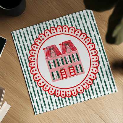 Hearth and Home II by Yvette St. Amant. Shown as a detailed flat fine art print, highlighting archival giclee quality. Available as an archival giclee rolled canvas, fine art paper, or poster print. SKU 100010a.