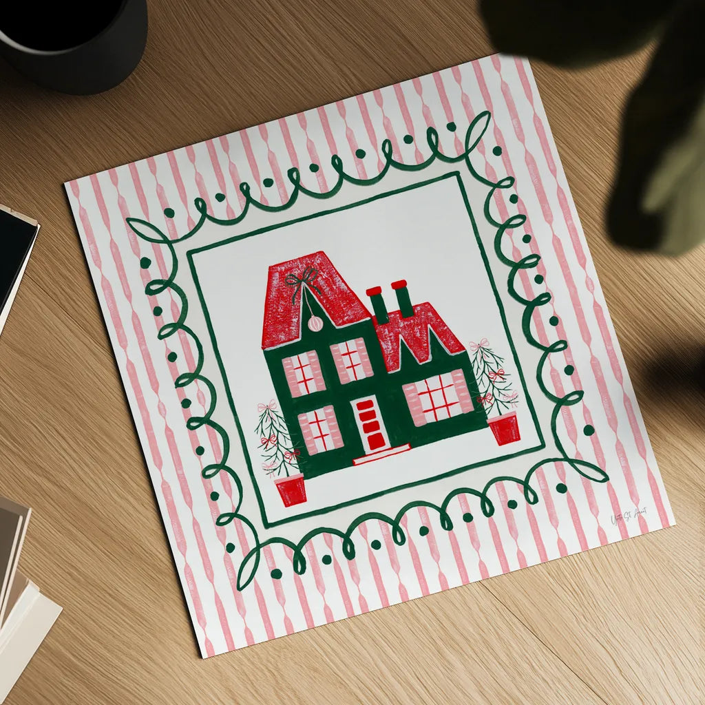 Hearth and Home III by Yvette St. Amant. Shown as a detailed flat fine art print, highlighting archival giclee quality. Available as an archival giclee rolled canvas, fine art paper, or poster print. SKU 100011a.