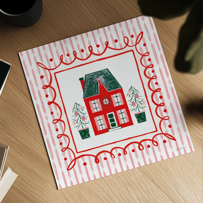 Hearth and Home IV by Yvette St. Amant. Shown as a detailed flat fine art print, highlighting archival giclee quality. Available as an archival giclee rolled canvas, fine art paper, or poster print. SKU 100012a.