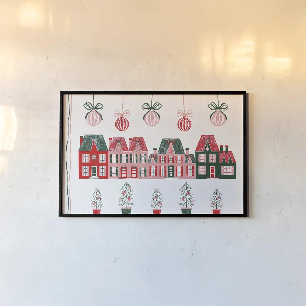 Hearth and Home IX by Yvette St. Amant. shown as a paper print in a black flame. Available as a archival giclee rolled canvas, fine art paper, or poster print. SKU 100017i.