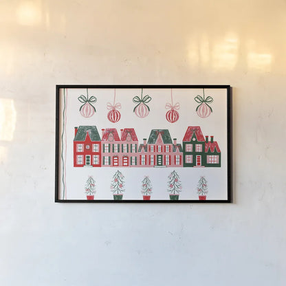 Hearth and Home IX by Yvette St. Amant. shown as a paper print in a black flame. Available as a archival giclee rolled canvas, fine art paper, or poster print. SKU 100017i.