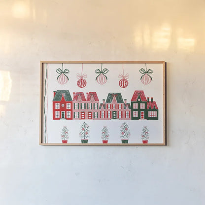 Hearth and Home IX by Yvette St. Amant. shown as a paper print in a natural frame. Available as a archival giclee rolled canvas, fine art paper, or poster print. SKU 100017i.