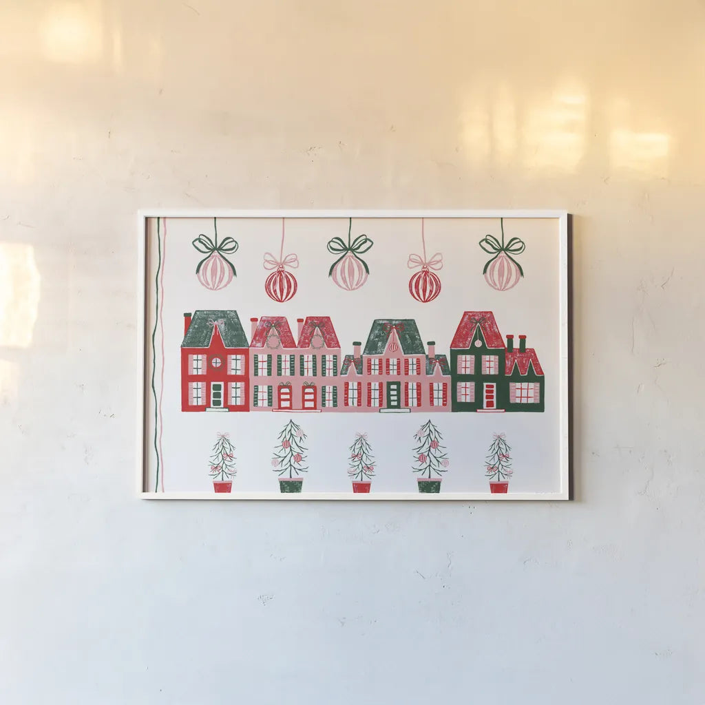 Hearth and Home IX by Yvette St. Amant. shown as a paper print in a white frame. Available as a archival giclee rolled canvas, fine art paper, or poster print. SKU 100017i.