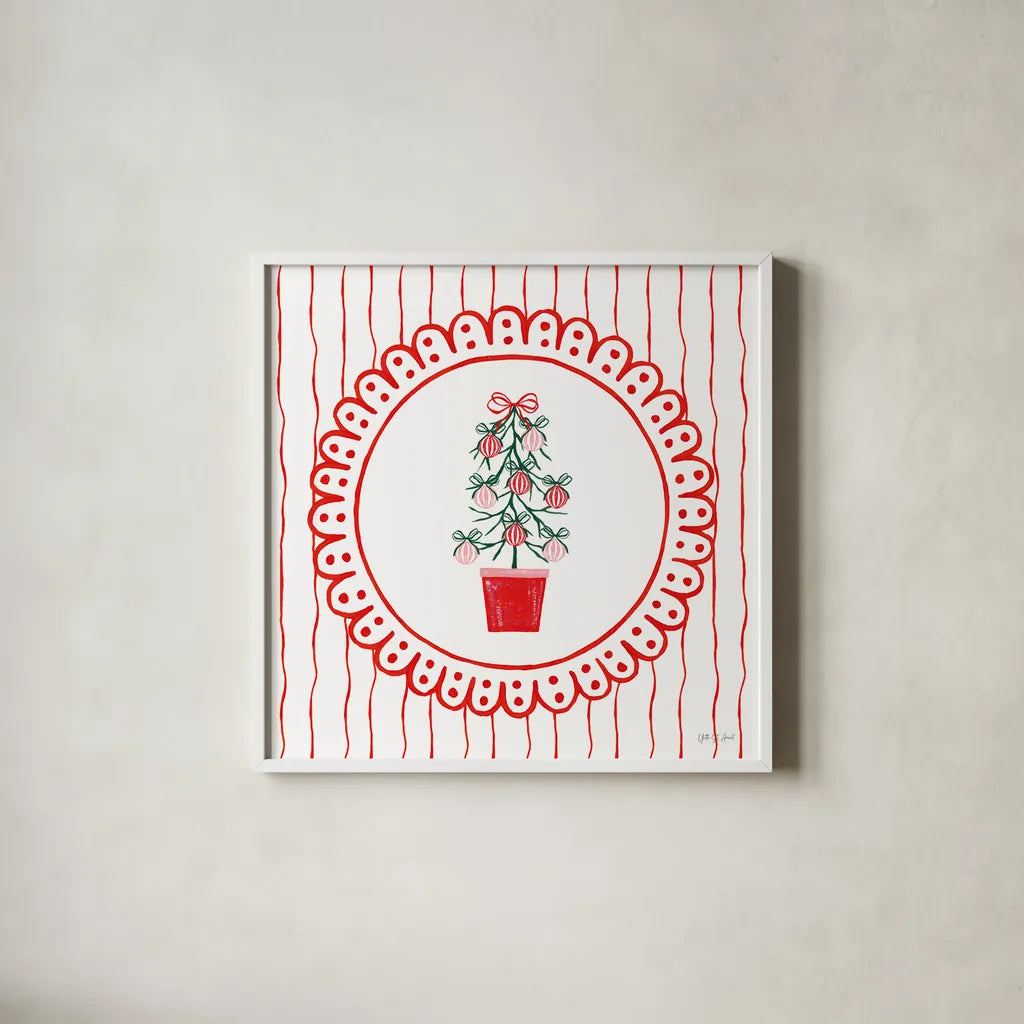 Hearth and Home V by Yvette St. Amant. Shown in a crisp white glass frame for a clean and minimalist style. Available as an archival giclee rolled canvas, fine art paper, or poster print. SKU 100013a.