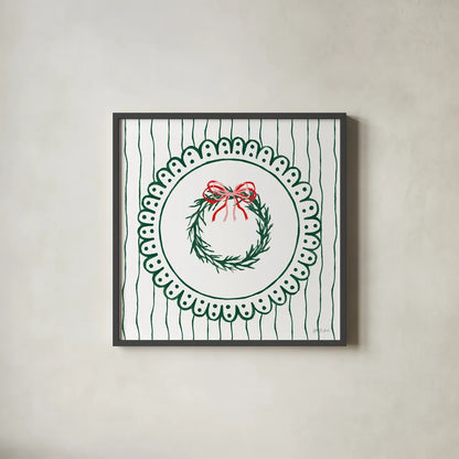 Hearth and Home VI by Yvette St. Amant. Shown in a sleek black glass frame for a contemporary gallery look. Available as an archival giclee rolled canvas, fine art paper, or poster print. SKU 100014a.